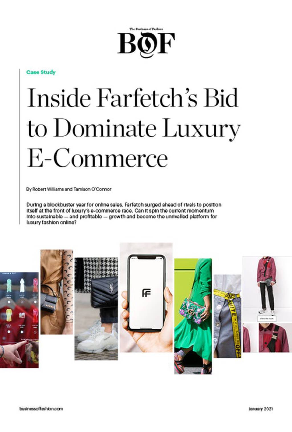 Farfetch is making a bid to position itself at the front of luxury’s e-commerce race.