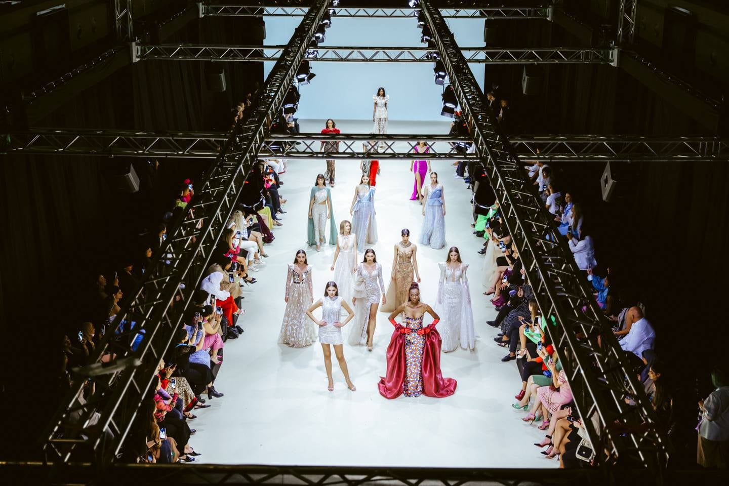On the catwalk at Arab Fashion Week Women's, where a record number of regional designers appeared on the schedule.