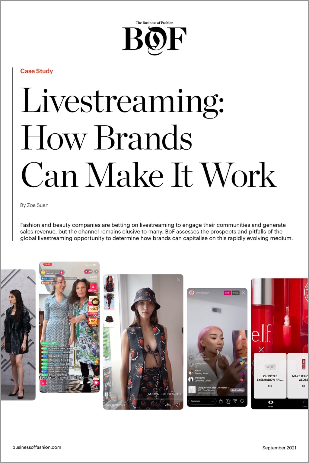 Livestreaming case study cover