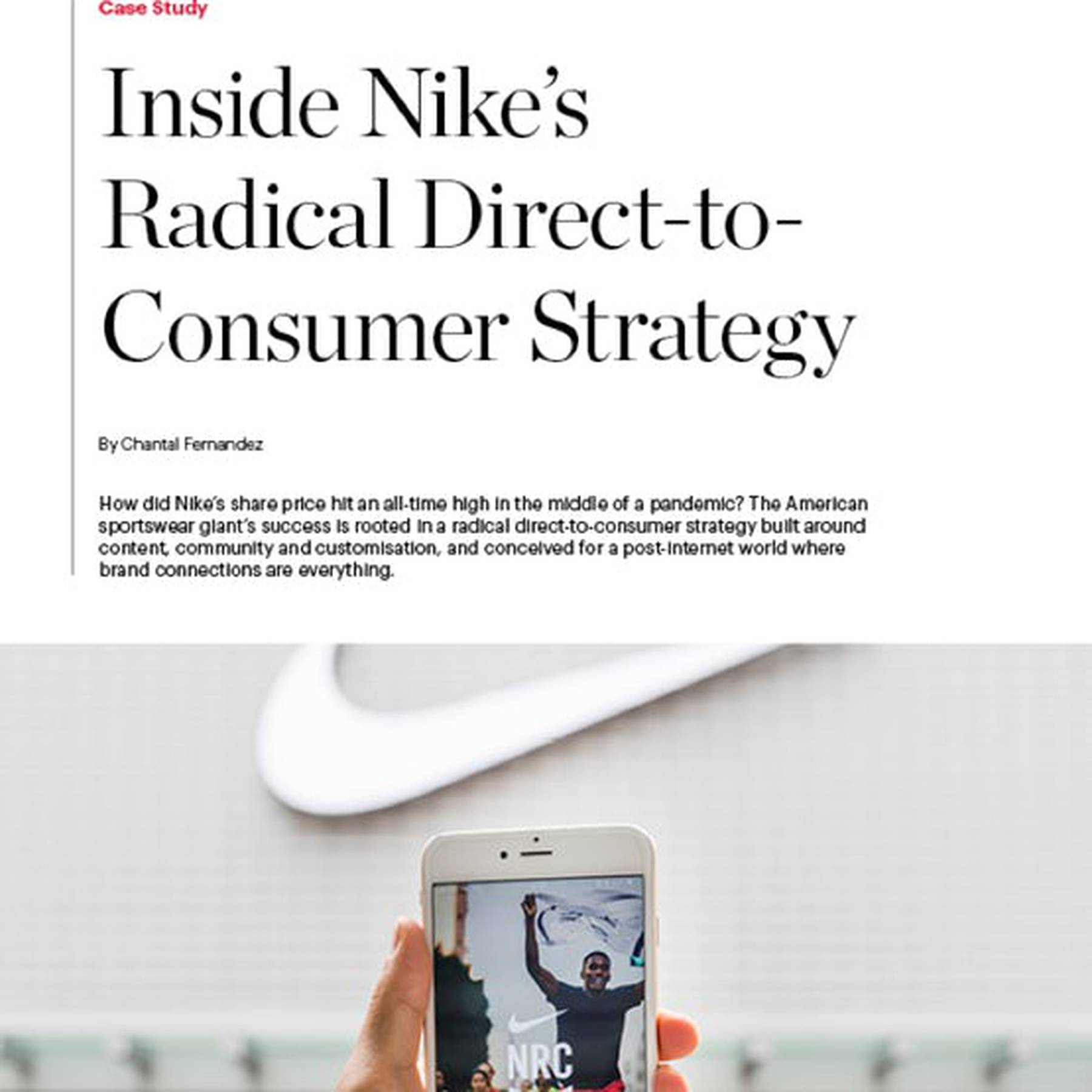 frecuencia logo hermosa Inside Nike's Radical Direct-to-Consumer Strategy — Download the Case Study  | BoF
