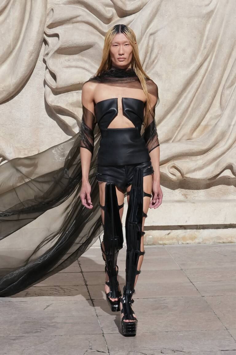Rick Owens Spring/Summer 2022. Peter White/Getty Images