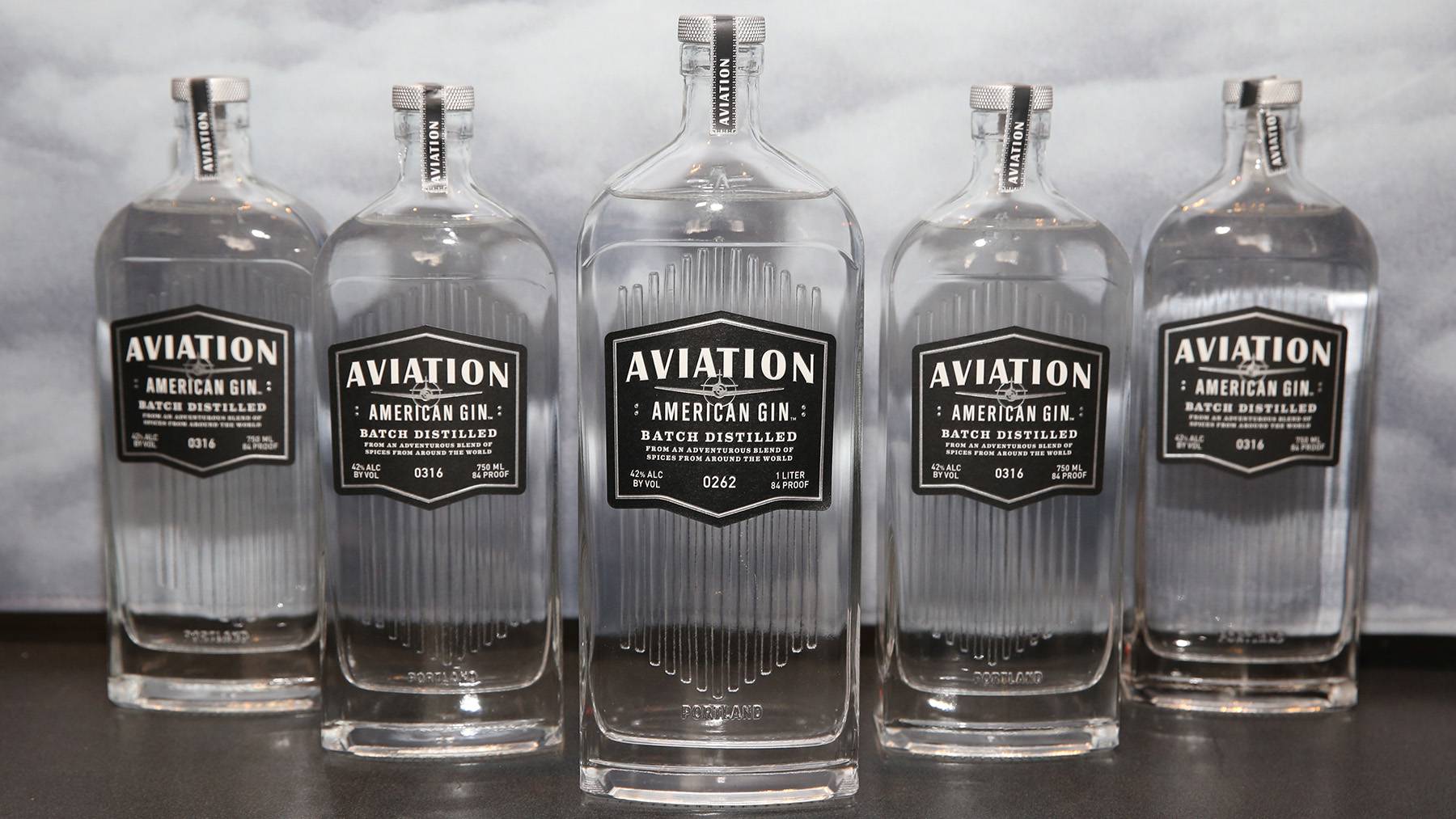 A view of Aviation American Gin.