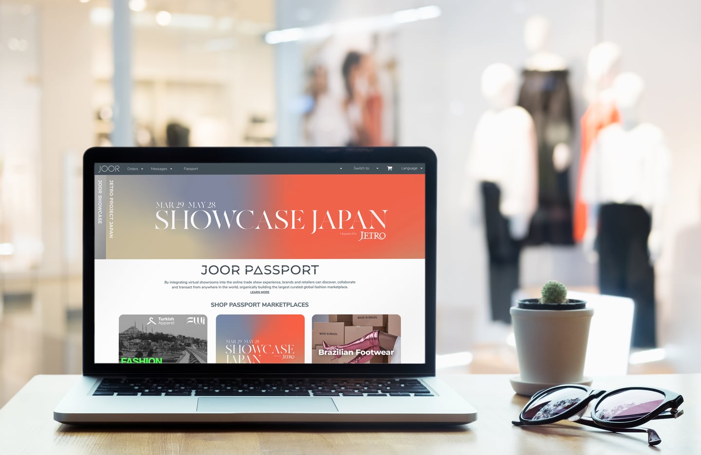Showcase Japan, the product of Joor's partnership with JETRO. Joor.