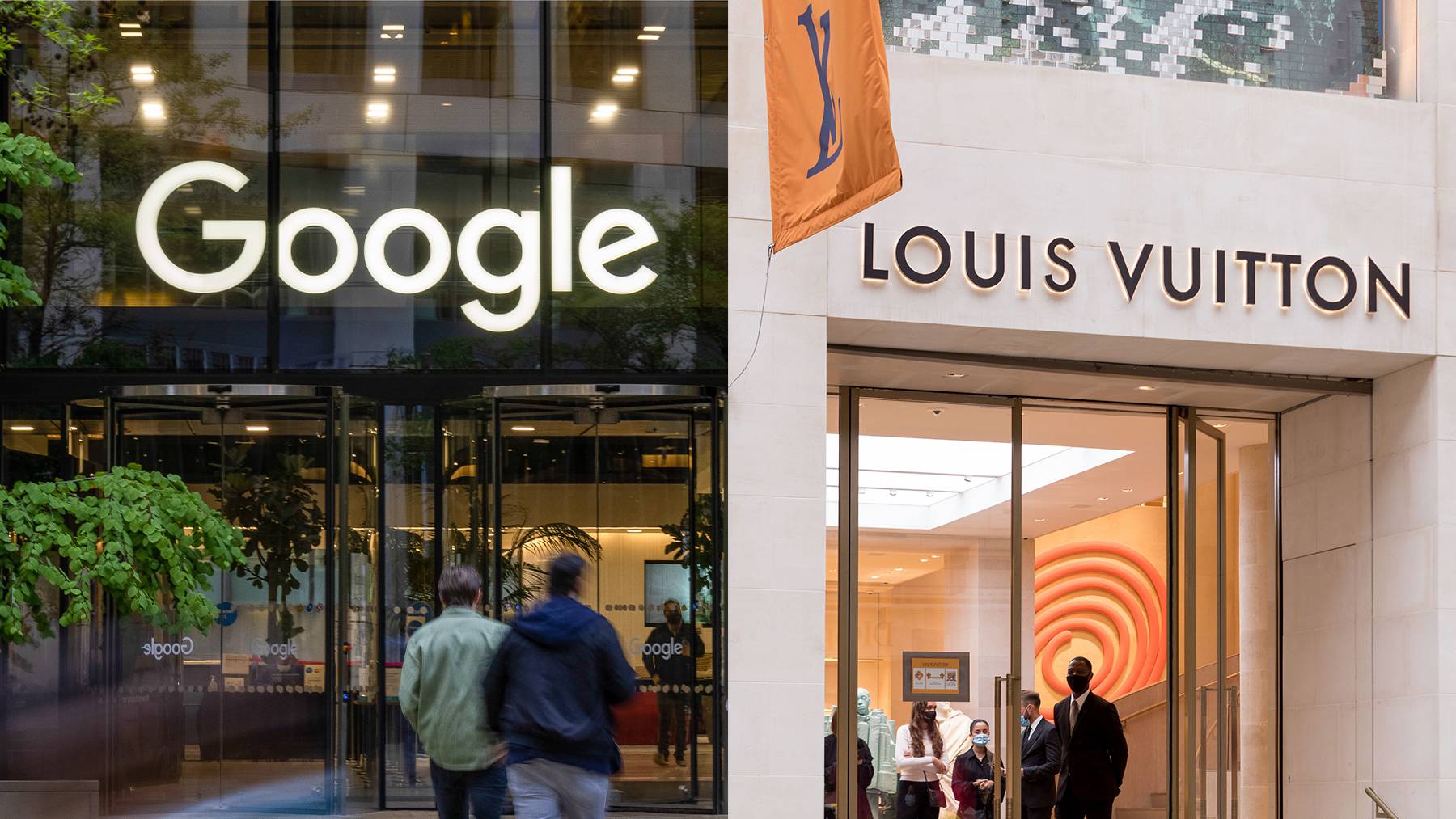LVMH and Google's team-up could be a sign the luxury sector is finally leaning into a technology-heavy future. Getty.