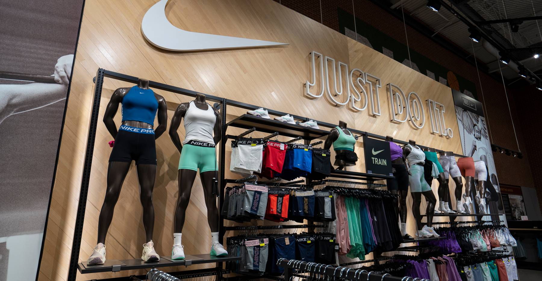 Nike products on display at a Dick's Sporting Goods store in Oregon. Shutterstock