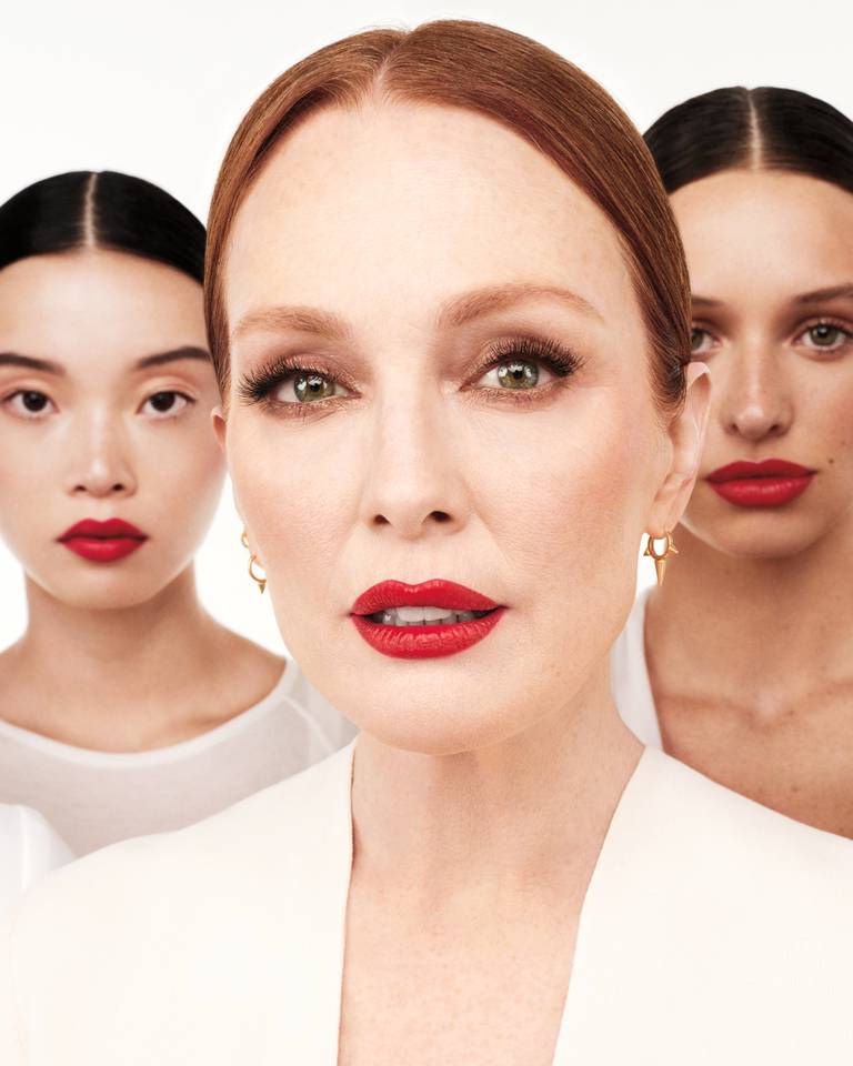 Julianne Moore in a campaign for Unilever brand Hourglass Cosmetics
