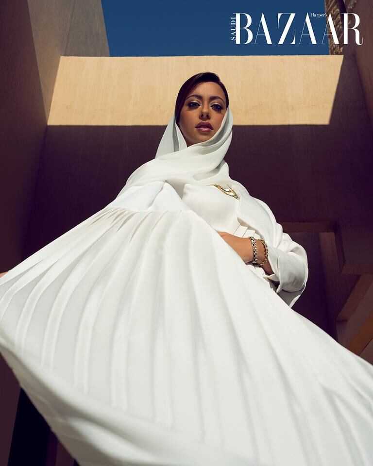 HH Princess Noura bint Faisal Al Saud for Harper's Bazaar Arabia. ITP Media.