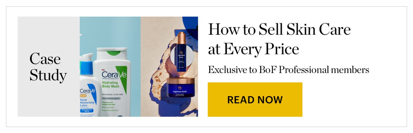 How to sell skincare at every price case study banner