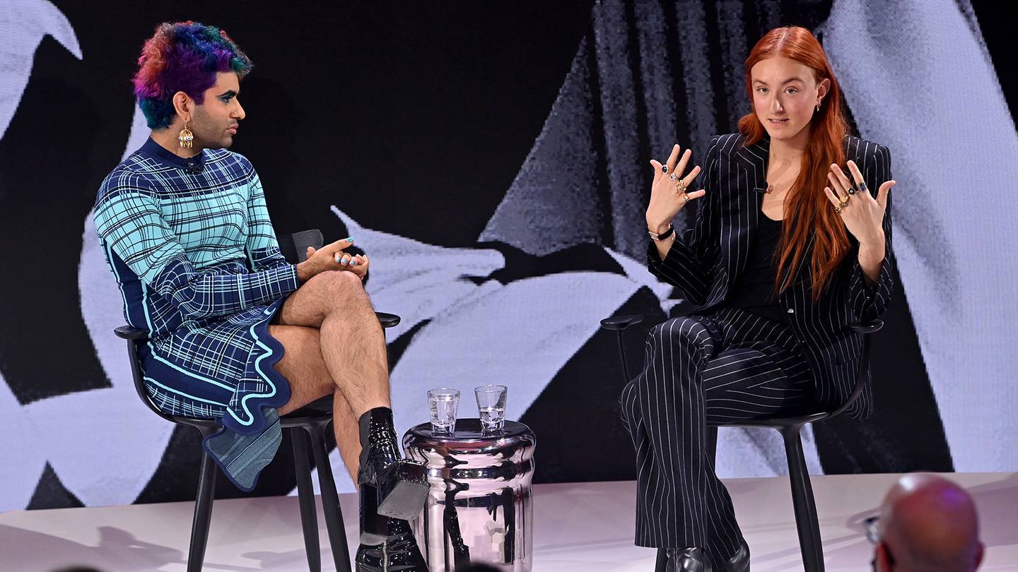 Artist and activist Alok Vaid-Menon and designer Harris Reed discuss the future of gender-free fashion at BoF's annual VOICES gathering.