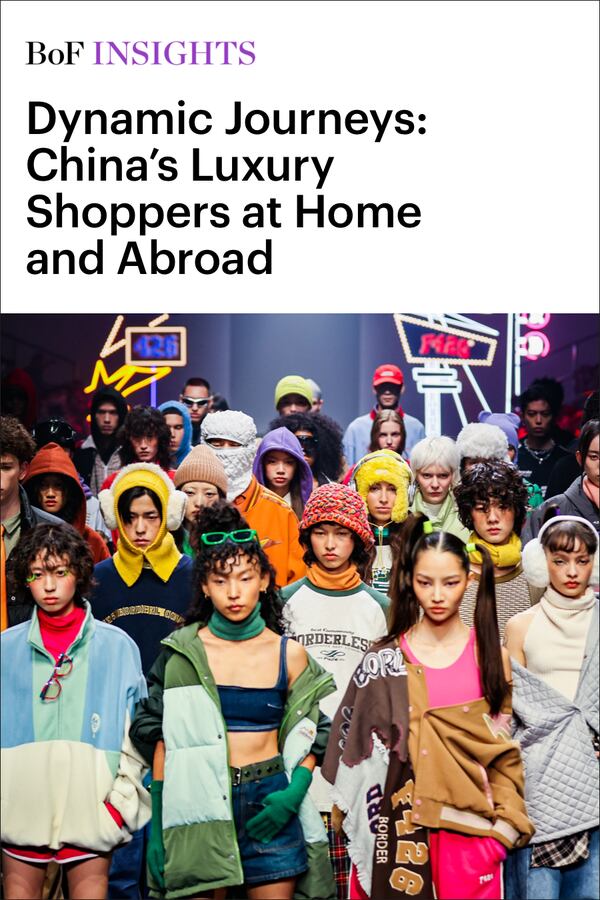 BoF Insights' new report, Dynamic Journeys: China's Luxury Shoppers at Home and Abroad cover