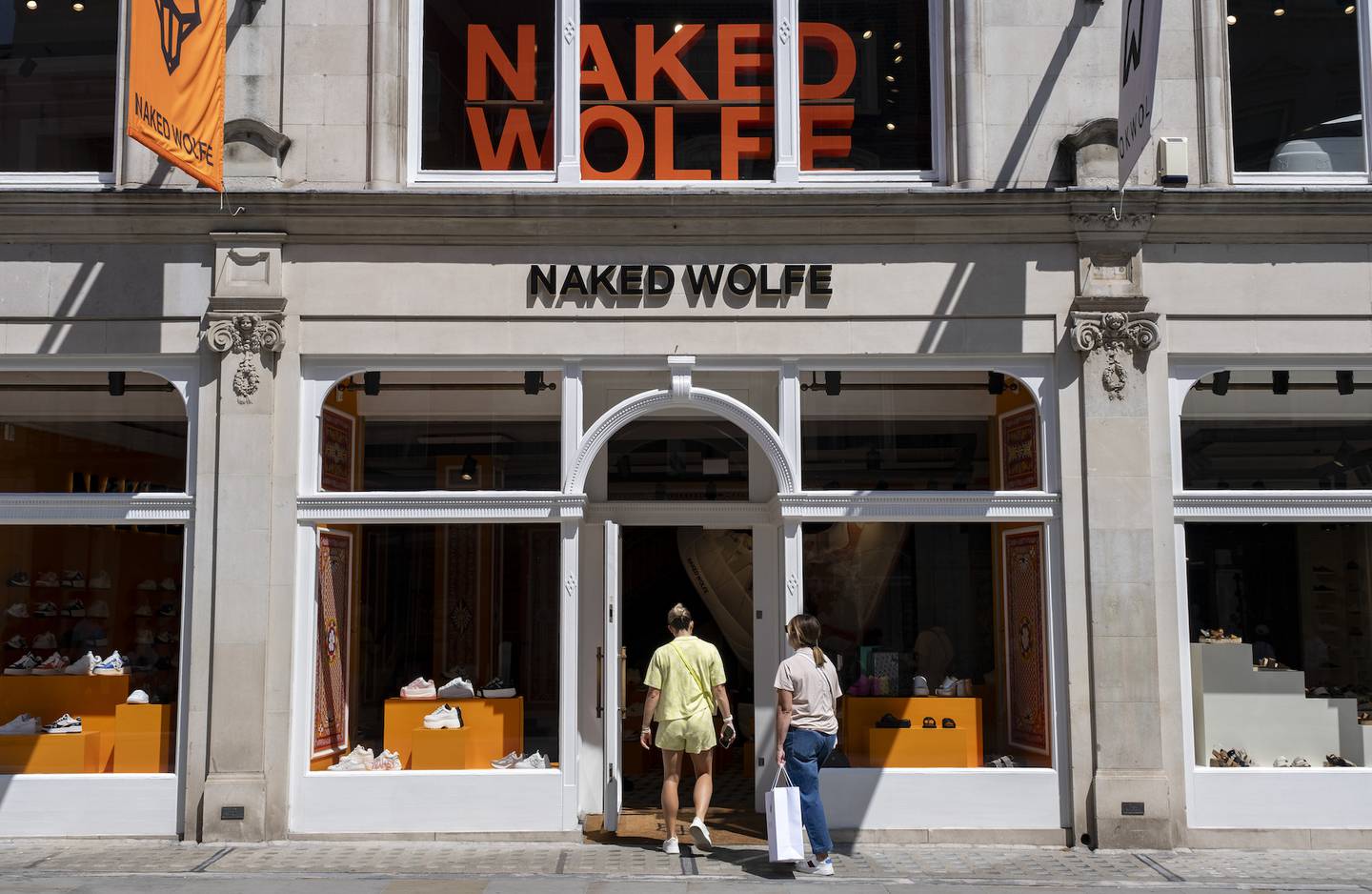 Naked Wolfe's flagship store in London.