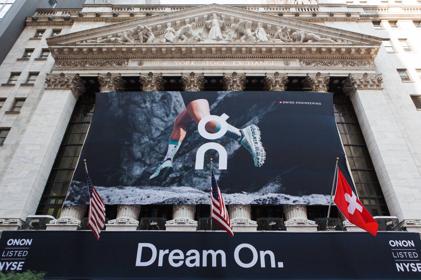 On Running's IPO at the New York Stock Exchange.