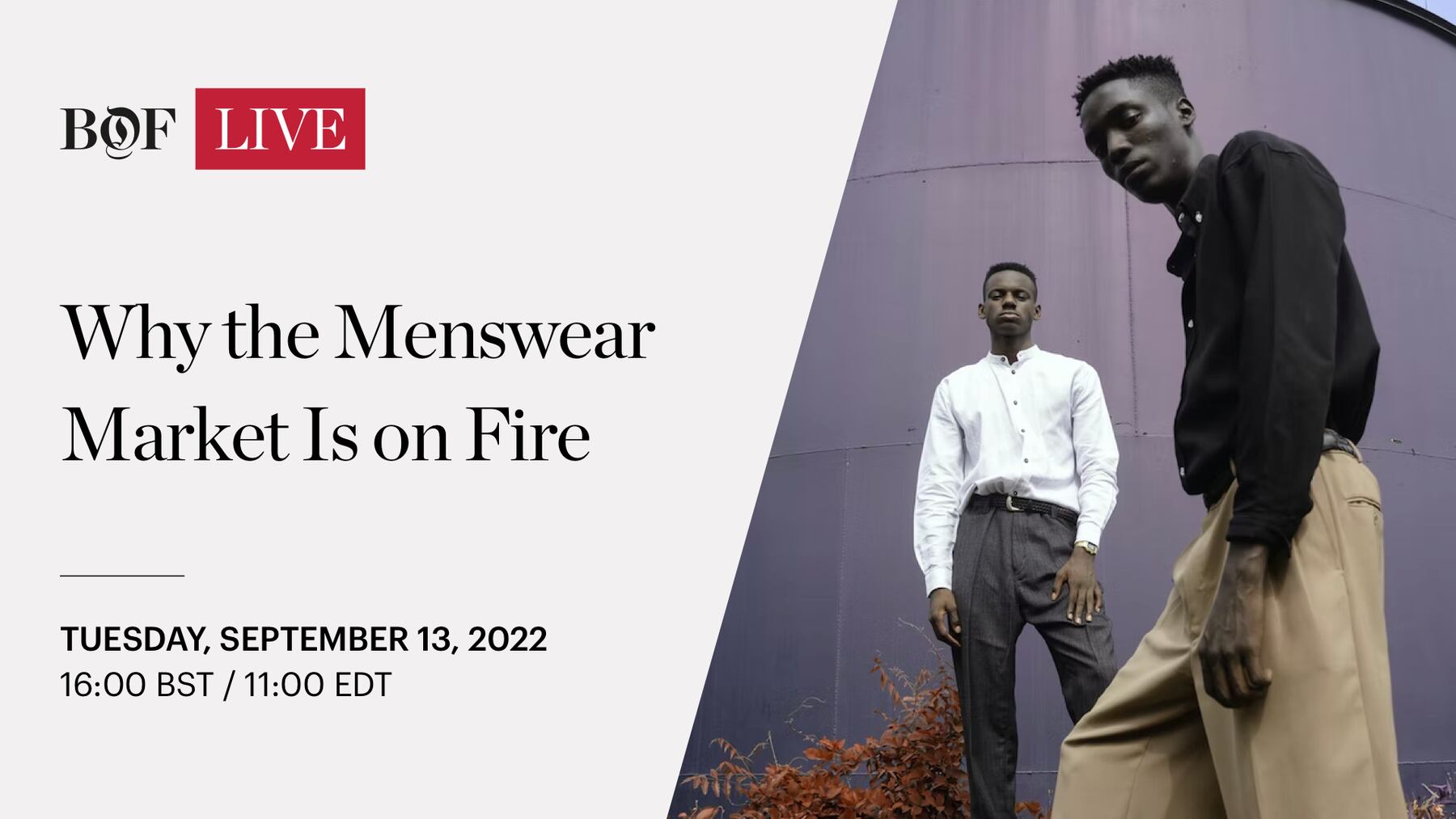 Why the menswear market is on fire