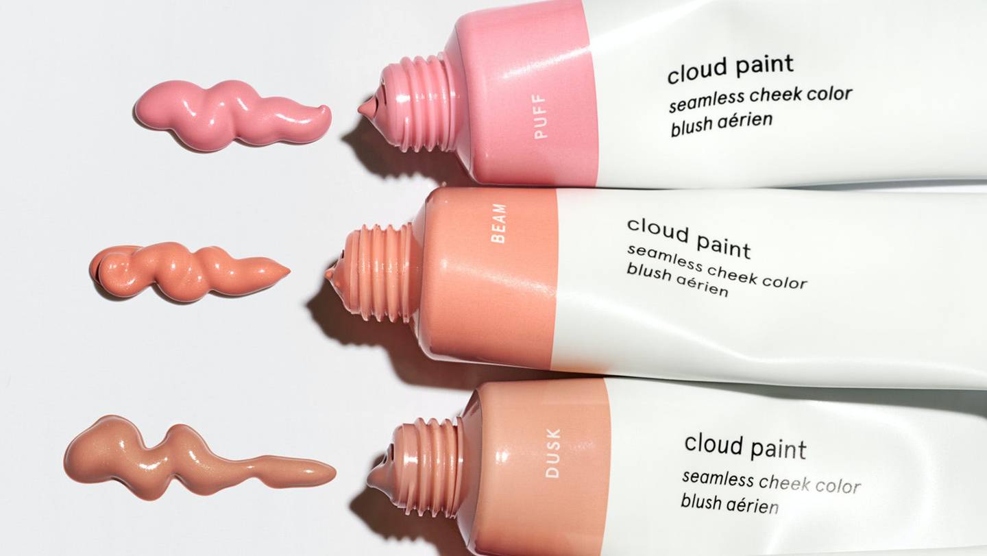 Glossier cloud paint products