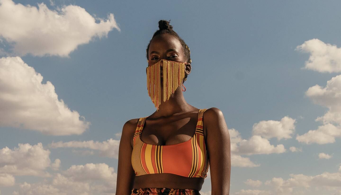 A still from Looku featuring Ohana Swimwear shot by Maganga Mwagogo and creative directed by Sunny Dolat. Courtesy.