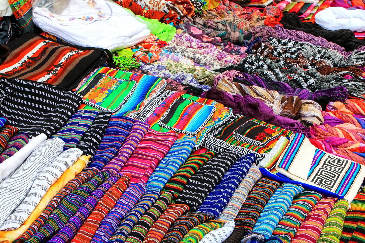 Textiles in Montevideo, Uruguay. Shutterstock.