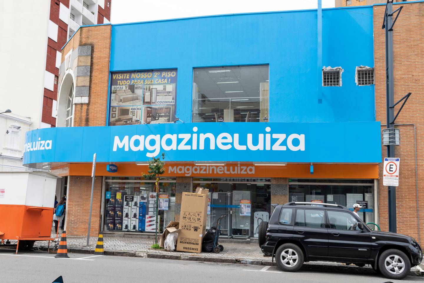 Magazine Luiza storefront in Minas Gerais, Brazil. Shutterstock.