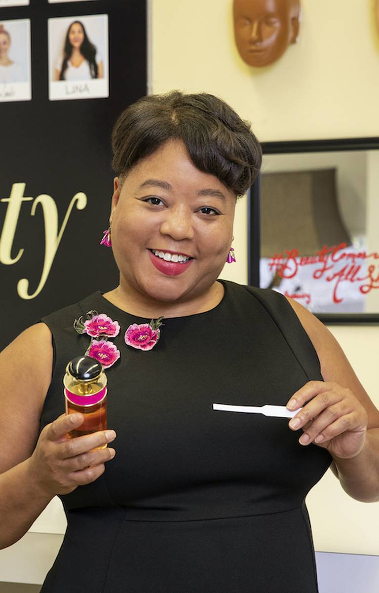 Meloney Moore, SCAD's associate chair of Business of Beauty and Fragrance