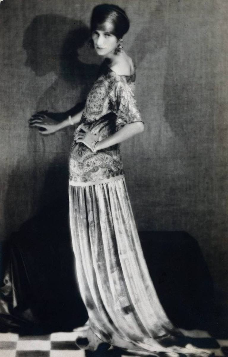 Peggy Guggenheim in Poiret, 1924.
