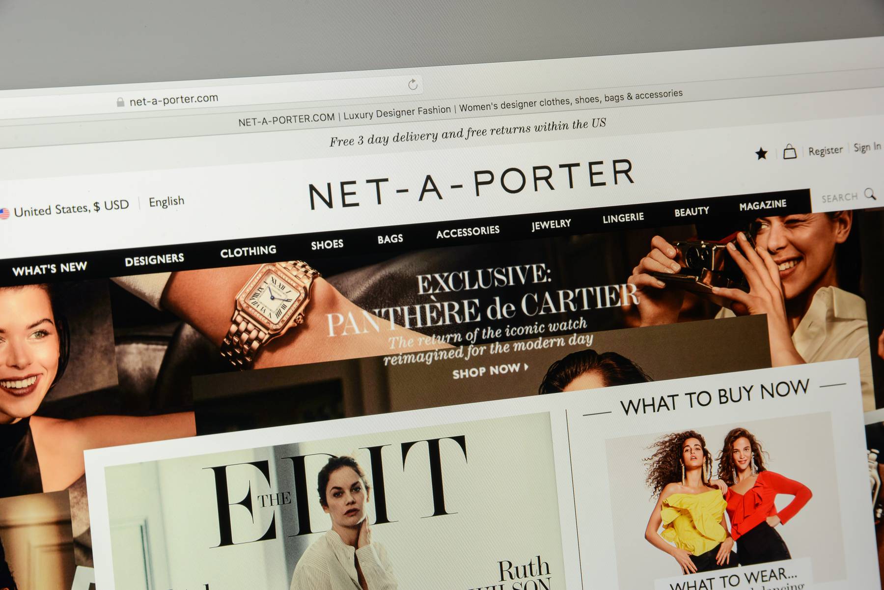 Net-a-Porter Website