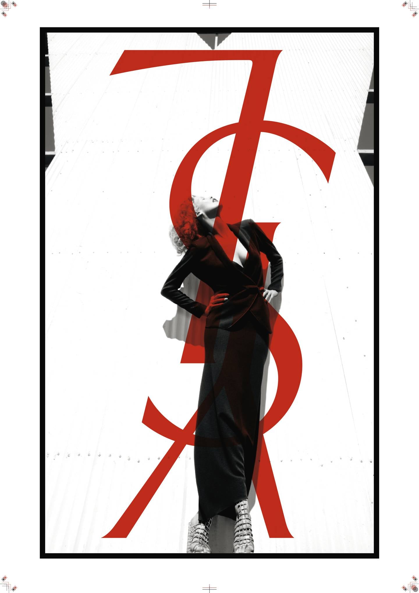Yves Saint Laurent Spring-Summer 2009 Poster.