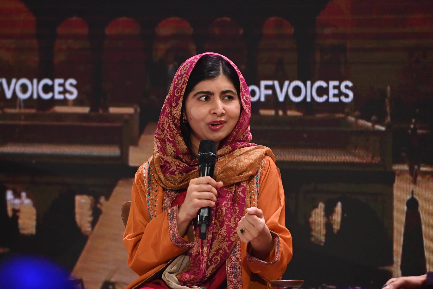 Malala Yousafzai speaks at BoF VOICES 2022 at Soho Farmhouse.