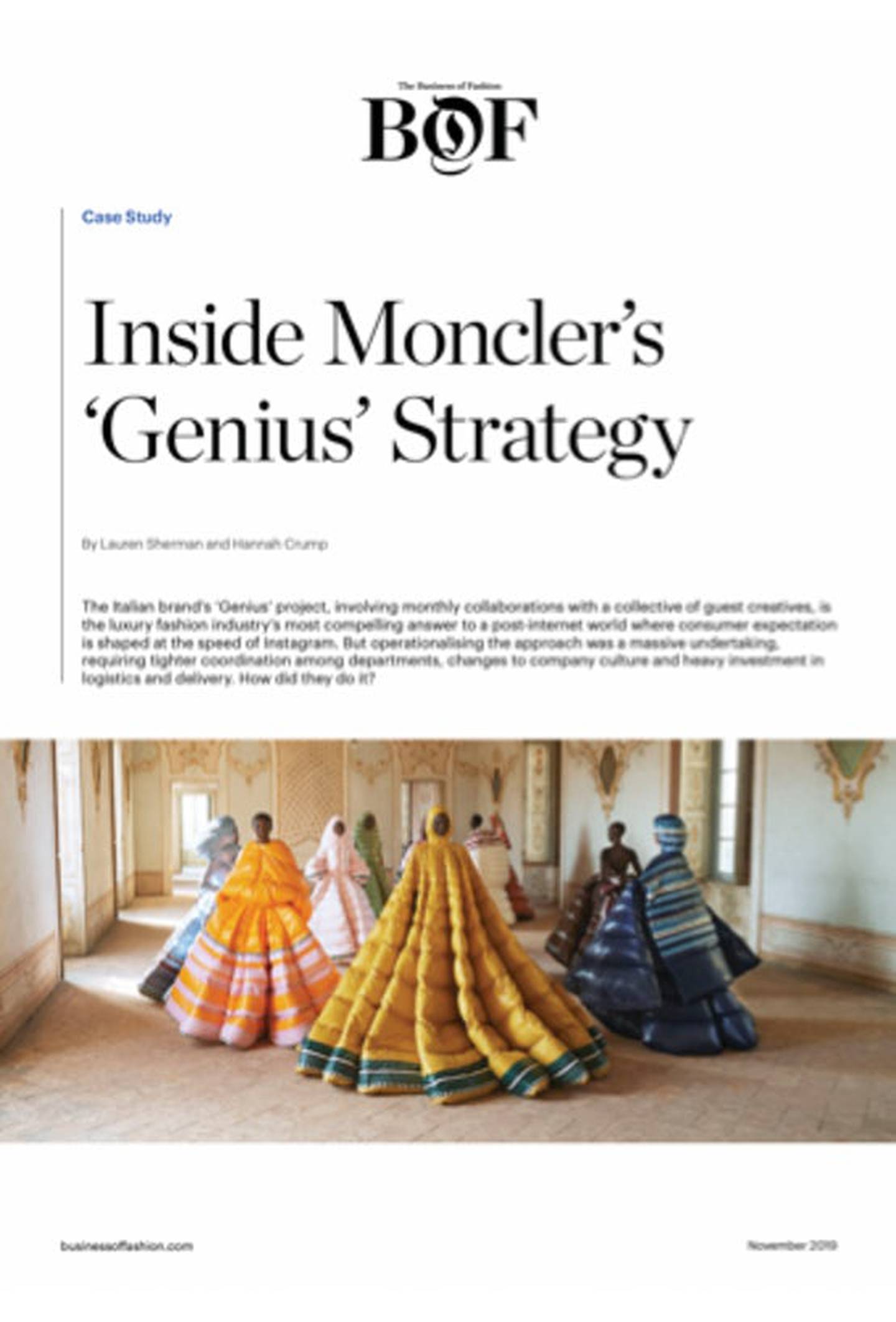 Inside Moncler's 'Genius' Strategy