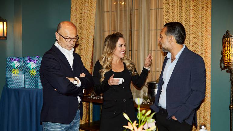 From left to right: Ari Hoffman of Ted Baker, Brittanie Knezovich of Shoprunner and Joseph Cabasso of Mario Badescu Skin Care at the BoF and Shoprunner roundtable event at the Nine Orchard Hotel in New York.