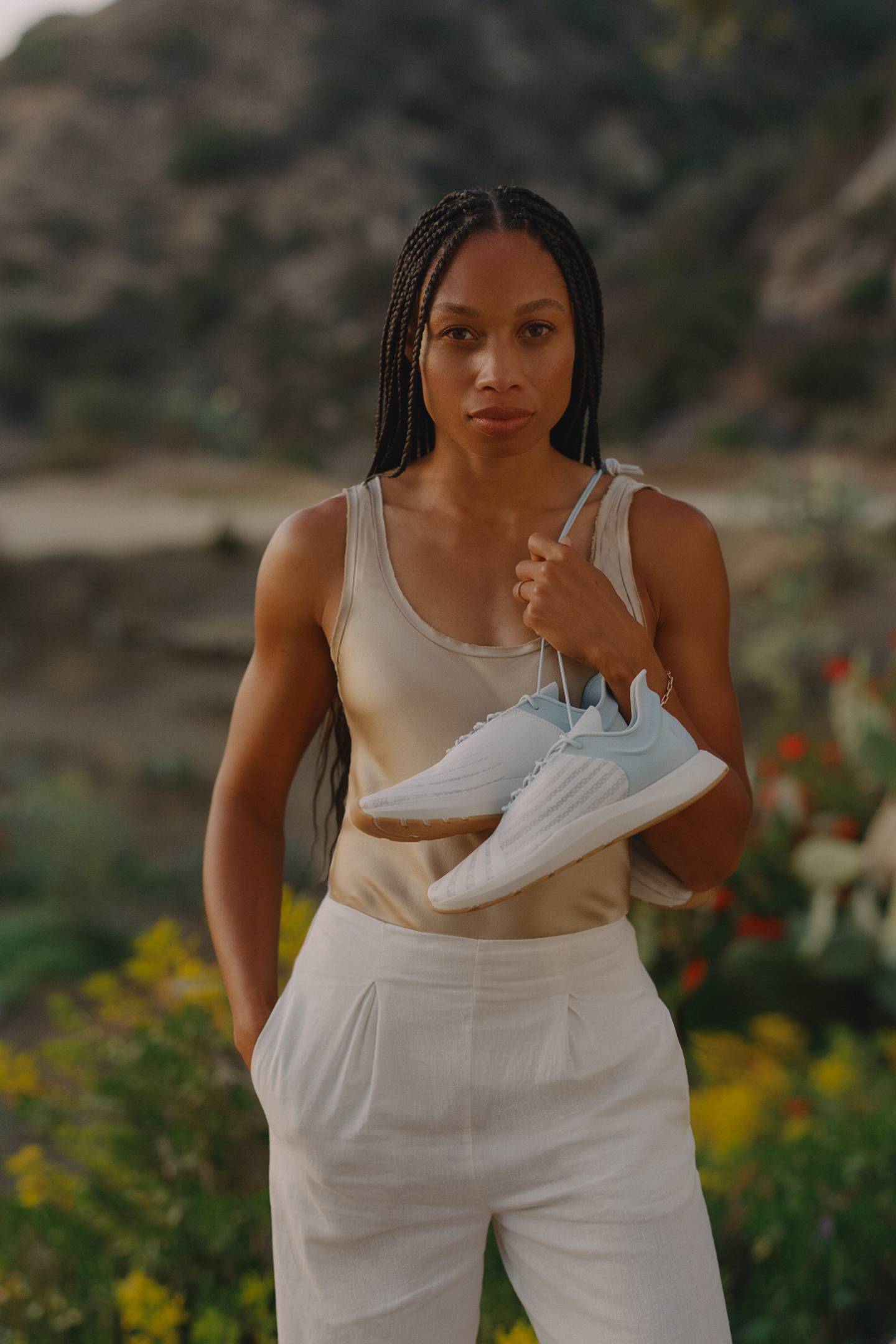 Allyson Felix founded Saysh after ending her relationship with Nike in 2019.