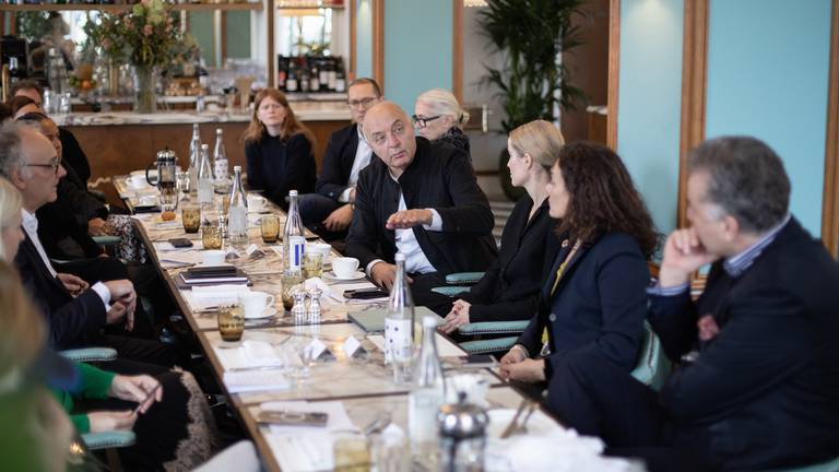 Attendees at the BoF x Copenhagen Fashion Week roundtable discussing 'How Can the Fashion Industry Accelerate Systems Change?'