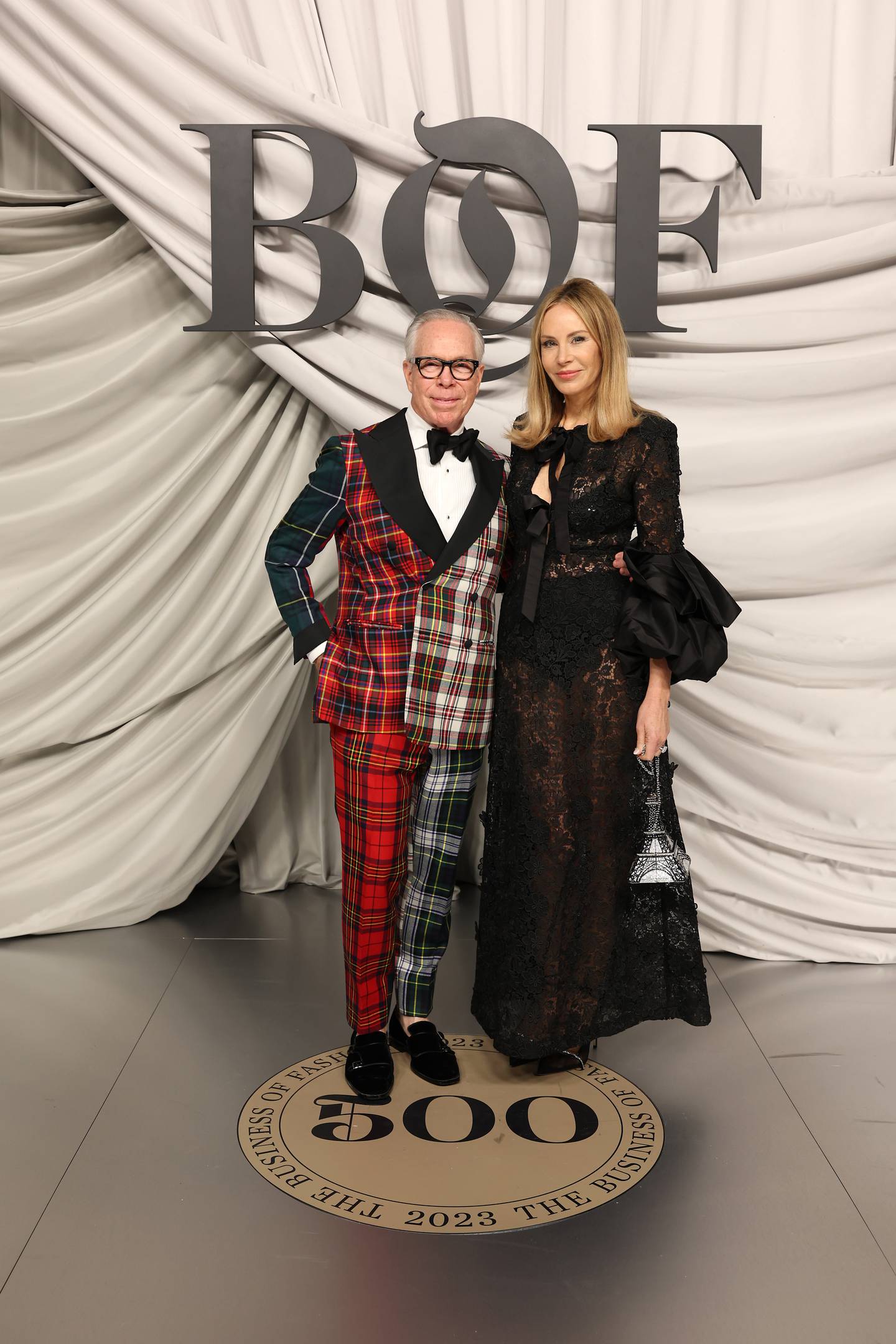 Tommy Hilfiger and Dee Hilfiger attend the #BoF500 Gala during Paris Fashion Week at Shangri-La Hotel Paris on September 30, 2023 in Paris, France.