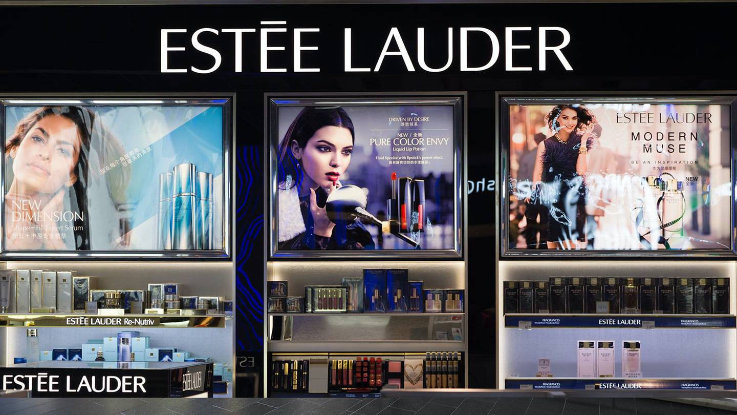 Estée Lauder storefront. Shutterstock.