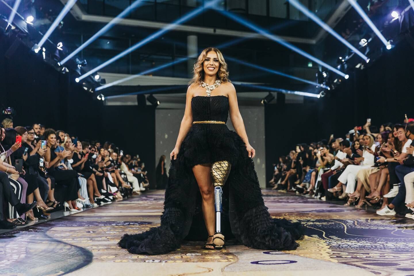 Michael Cinco's show closed out the five-day event. Arab Fashion Council