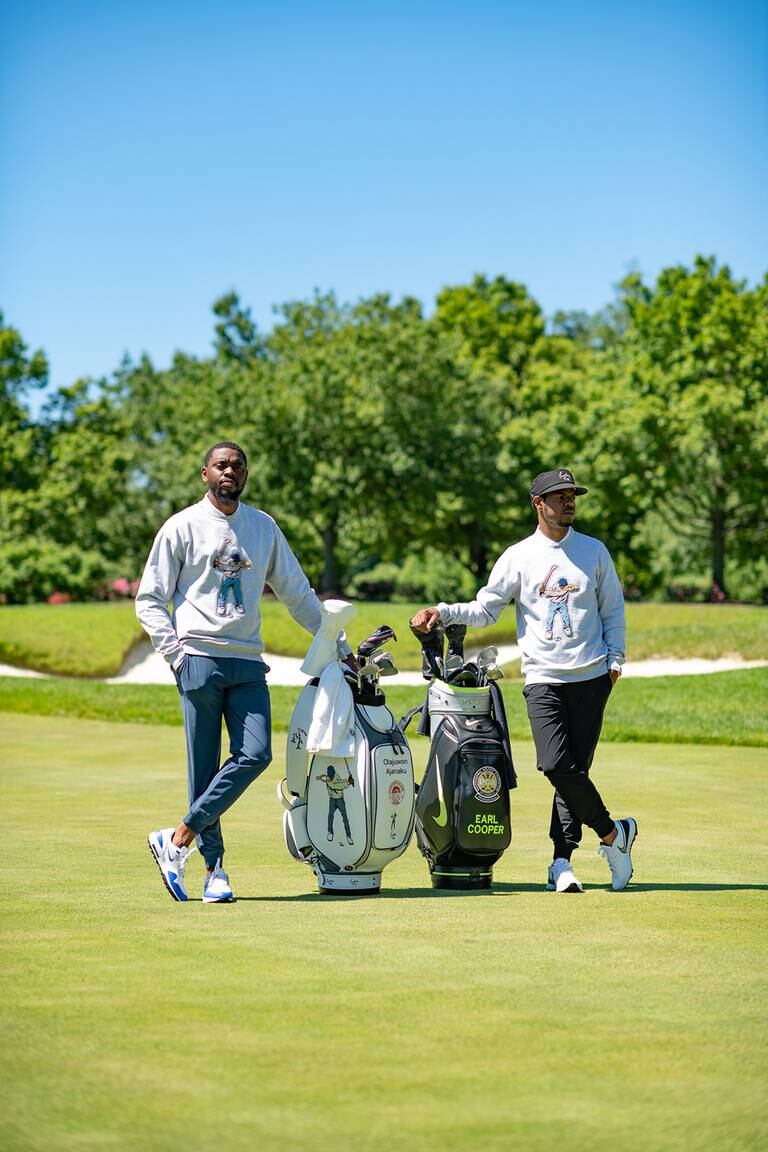Earl Cooper and Olajuwon Ajanaku, co-founders of Eastside Golf.