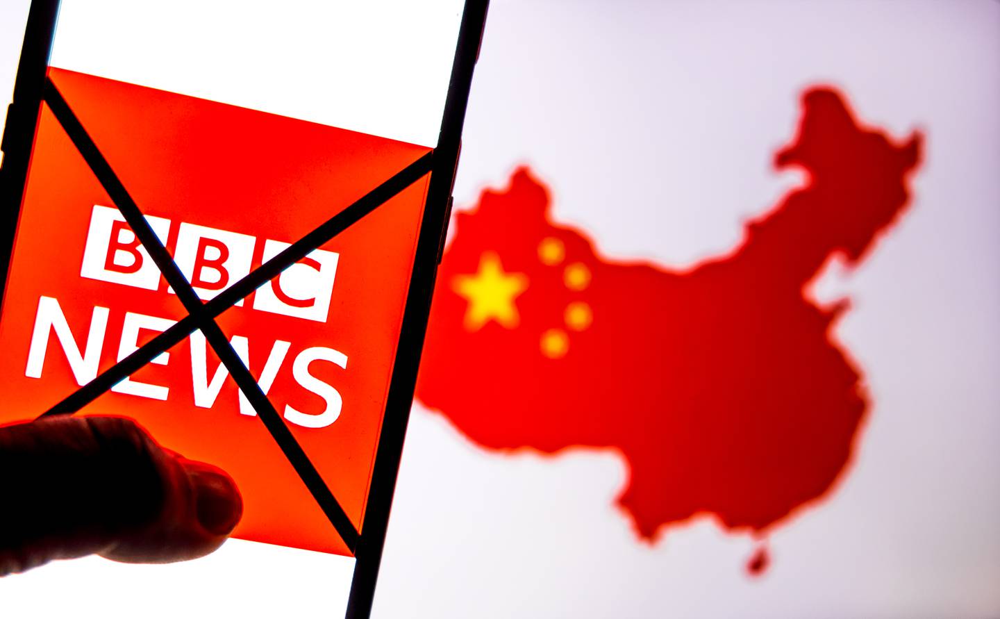 BBC banned from China. Shutterstock.