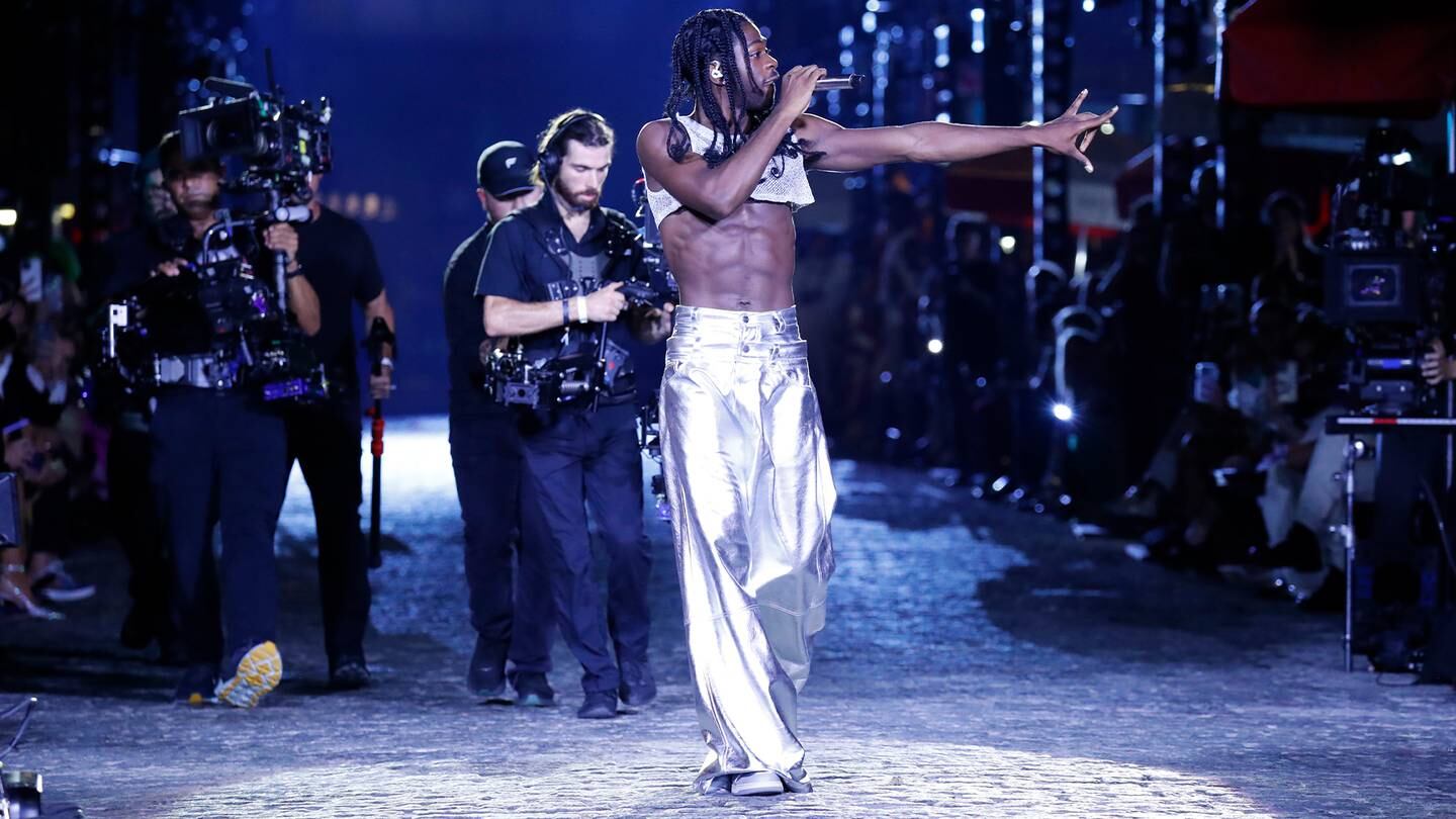 Lil Nas X performed on the runway for Vogue World: New York.