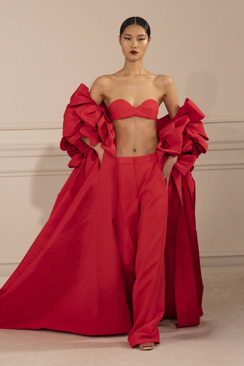 Valentino Spring/Summer 2022 Haute Couture look 58.