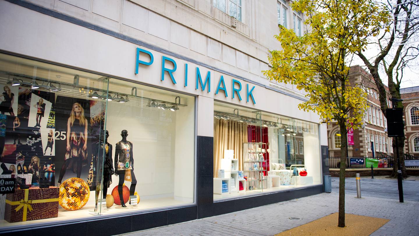 A Primark store front in Liverpool, UK.