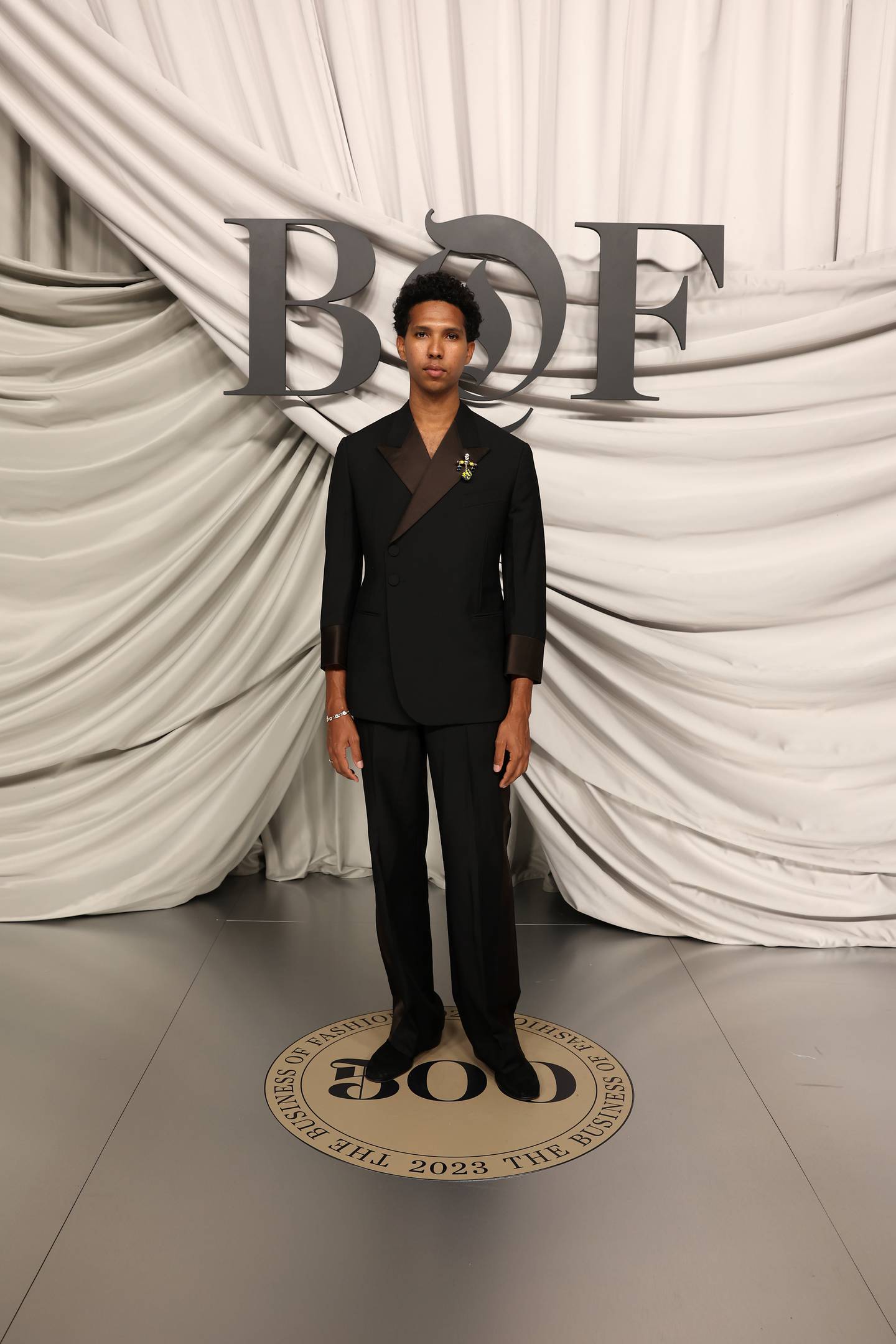 Tyler Mitchell attends the #BoF500 Gala during Paris Fashion Week at Shangri-La Hotel Paris on September 30, 2023 in Paris, France.