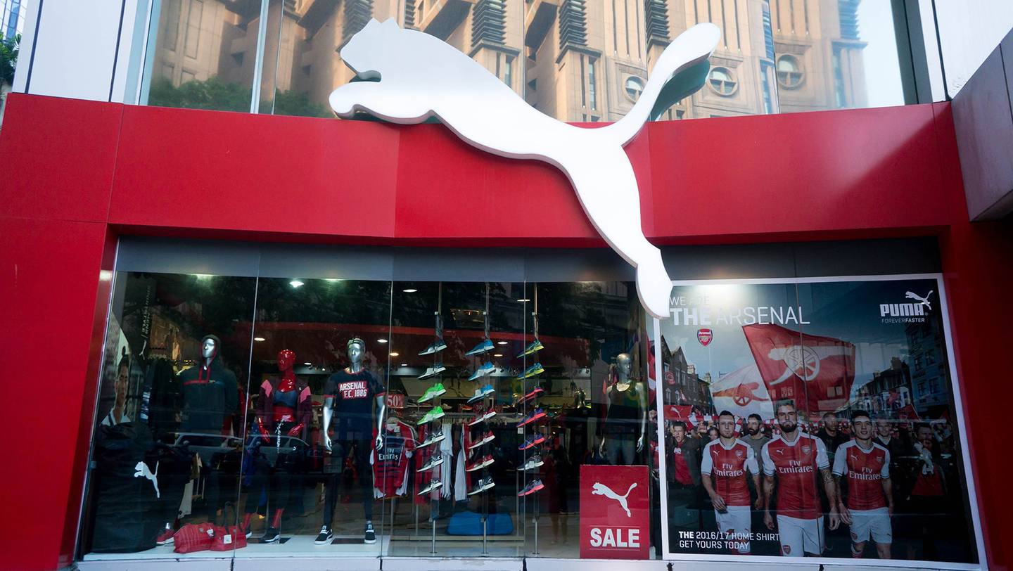 Puma's first quarter earnings beat expectations.