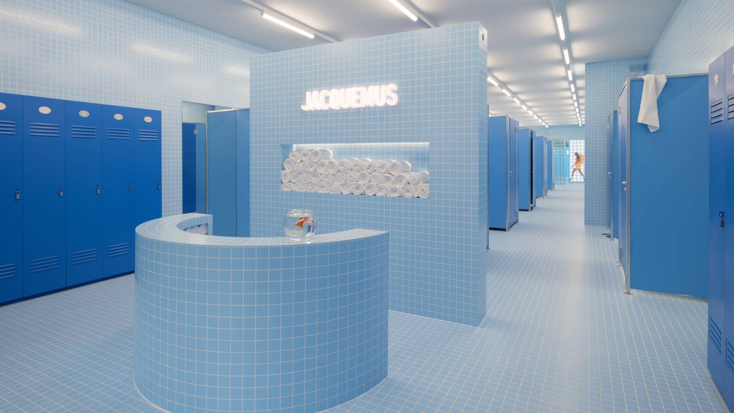 Jacquemus' conceptual pop up store in Selfridges, London.