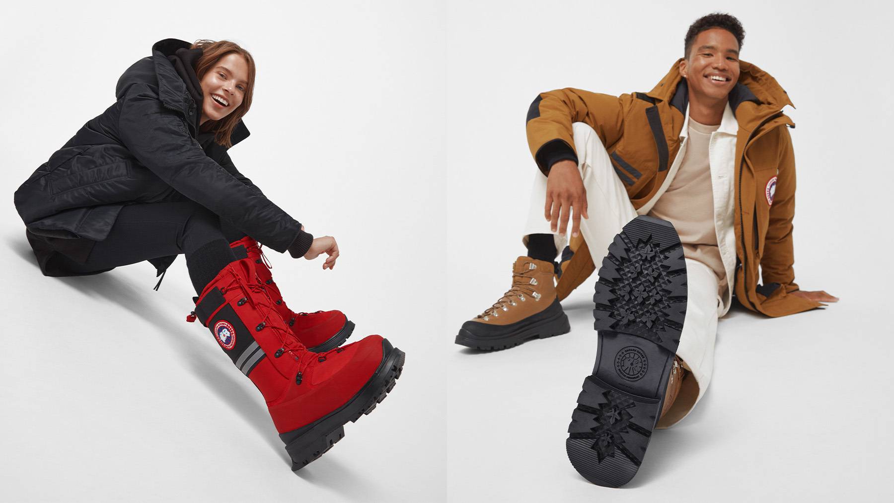 Canada Goose's new footwear collection.