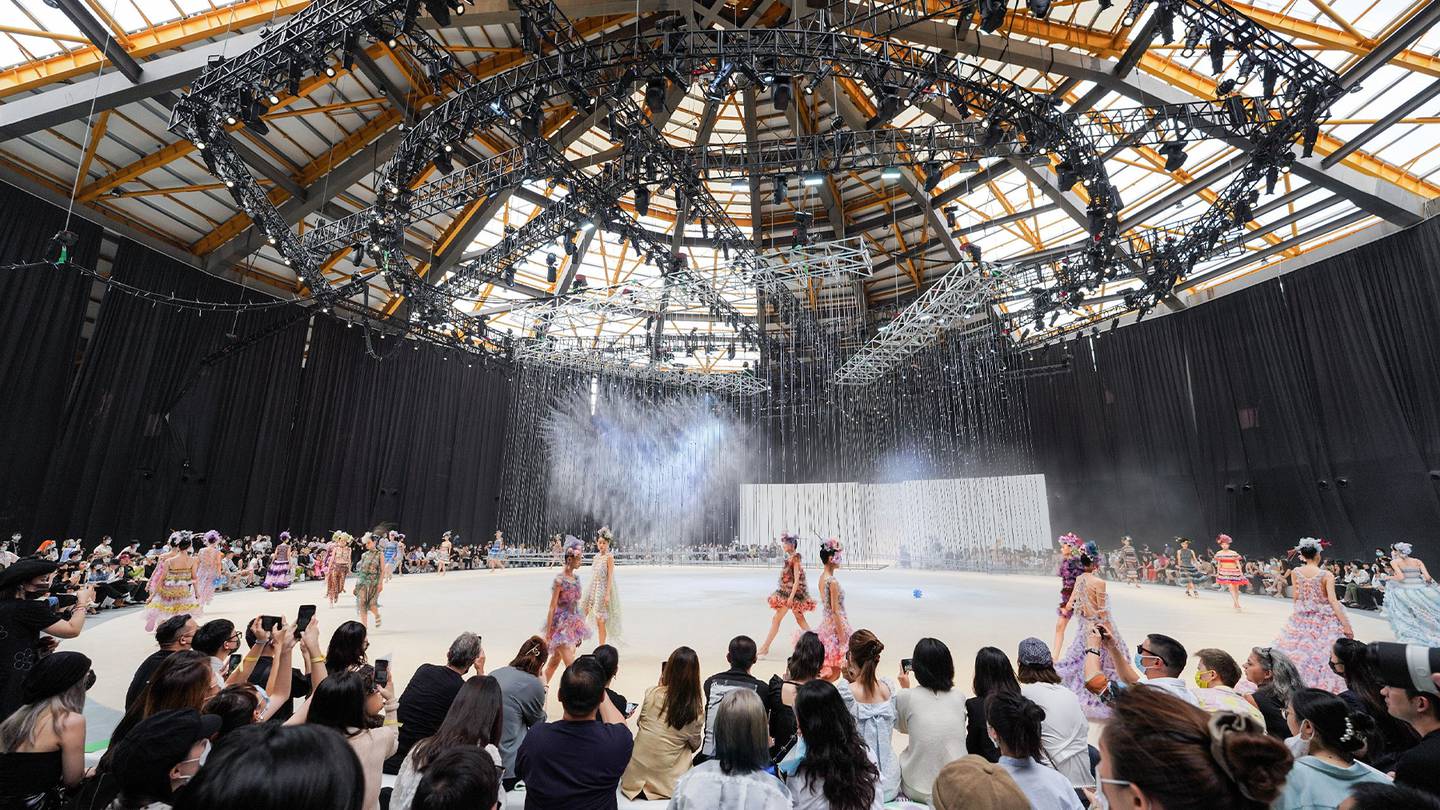 The scene at Susan Fang's well-received Shanghai Fashion Week show. Susan Fang.