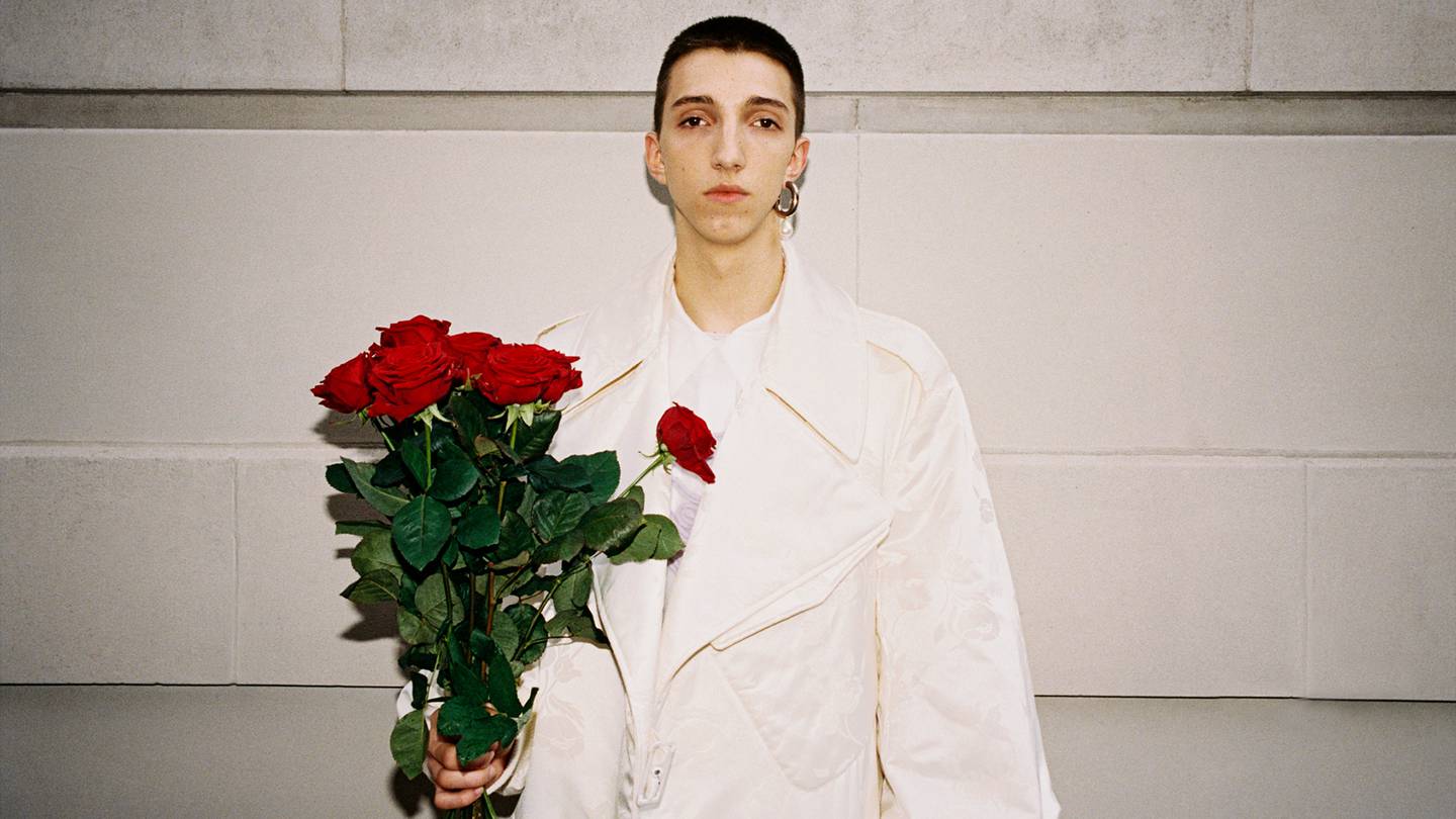 A look from Simone Rocha’s forthcoming men’s collection.