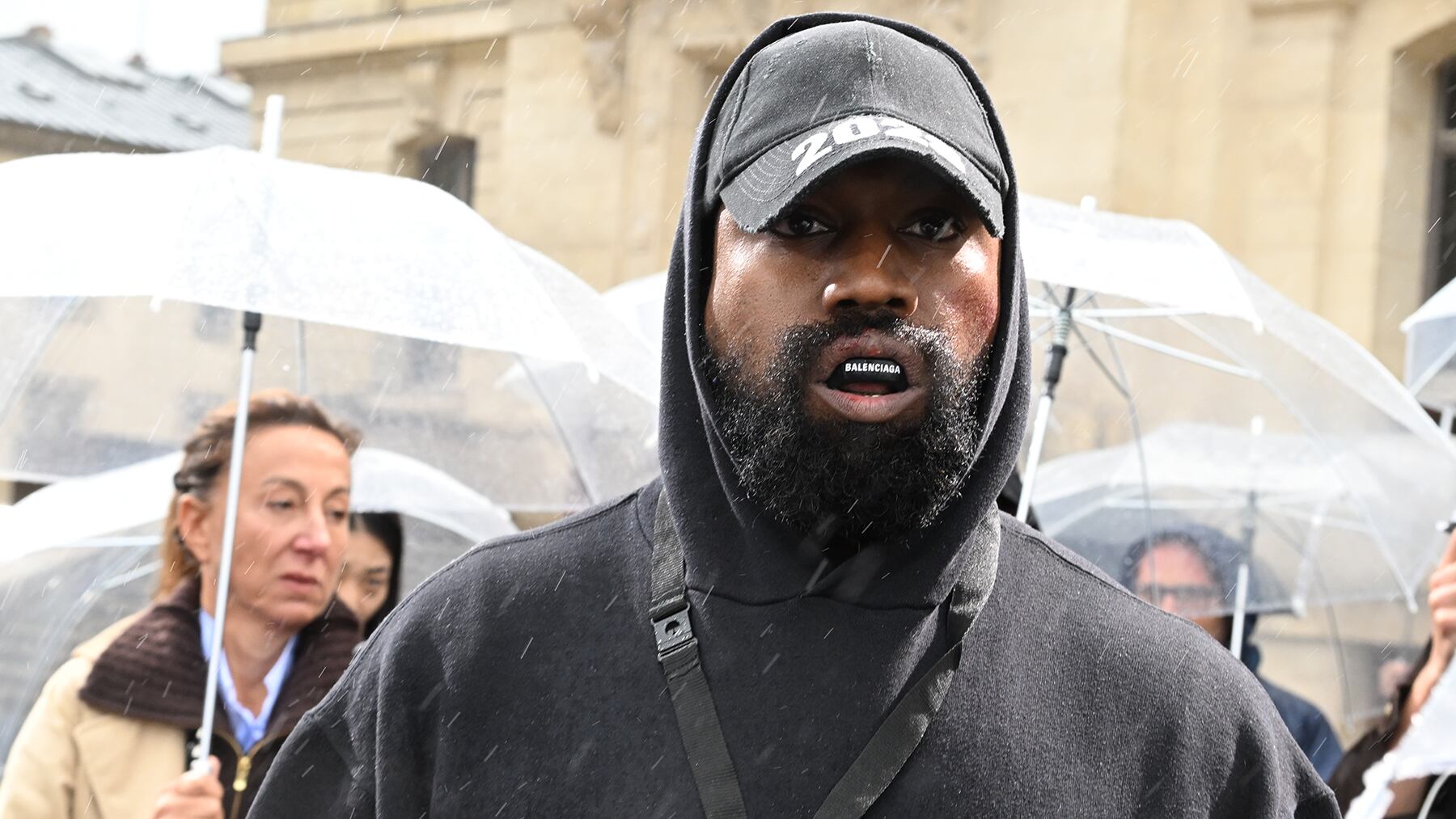 Ye, the artist formerly known as Kanye West, during Paris Fashion Week.
