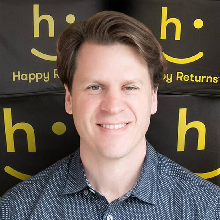 David Sobie, co-founder of Happy Returns