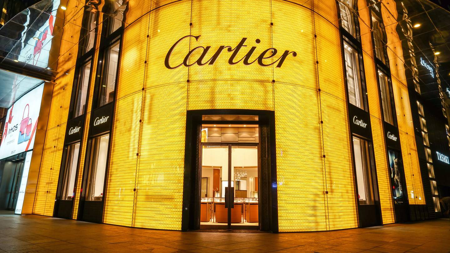 Cartier store front in Shanghai