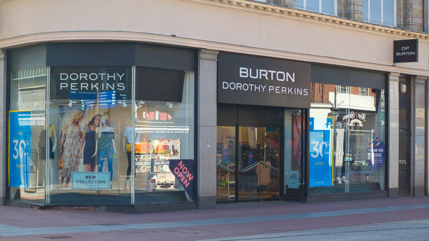 A Burton Dorothy Perkins store in Essex, UK | Source: Shutterstock