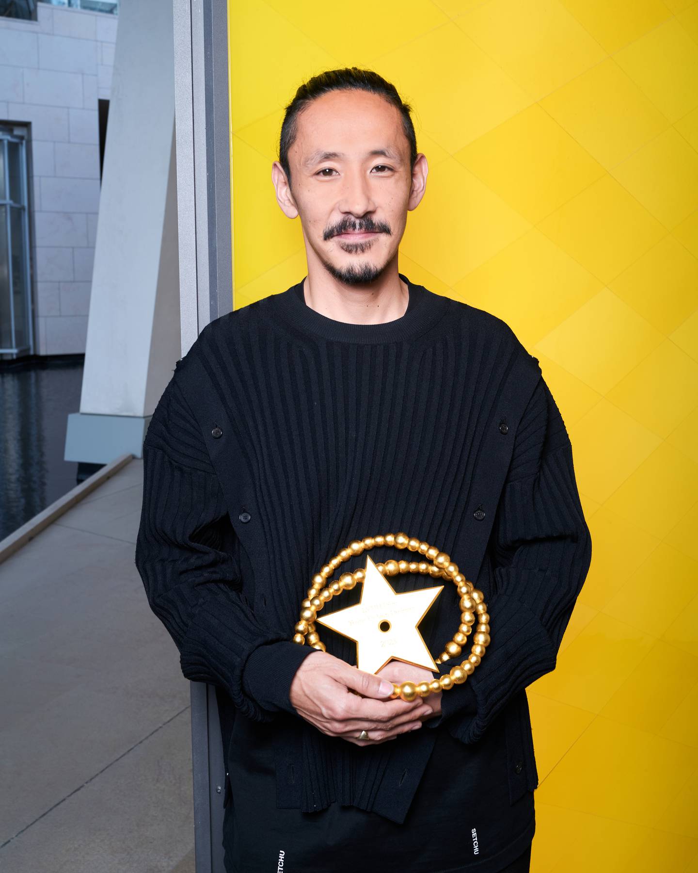 LVMH named Satoshi Kuwata's Setchu as the winner of its 2023 Prize for Young Designers Wednesday.