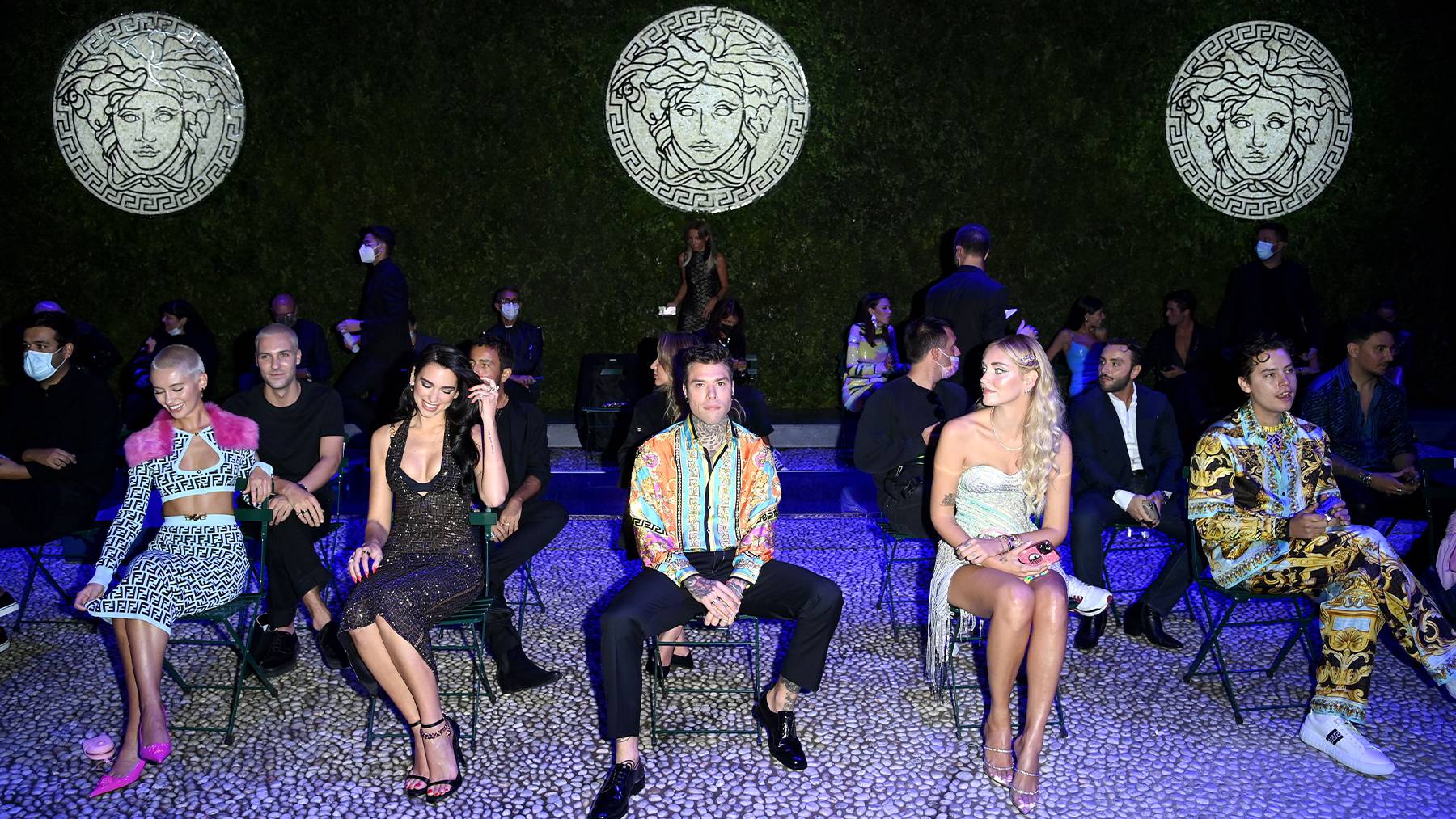 A spaced-out front row is just one of the changes necessitated by the pandemic as physical fashion shows make their return.